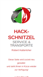 Mobile Screenshot of hackschnitzelservice.de